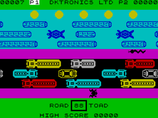 Road Toad screenshot 3 for ZX Spectrum